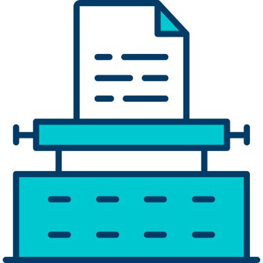 Kağıt belge. Web simgesi basit tasarım