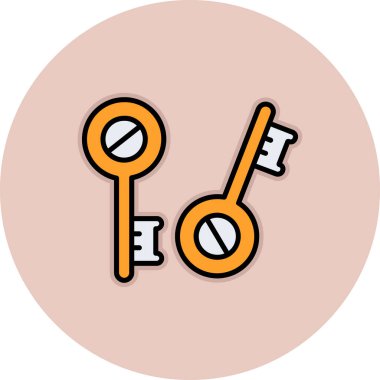 Çizgi film ve büyüteçin vektör çizimi