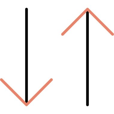 ok simgesi kümesinin vektör illüstrasyonu