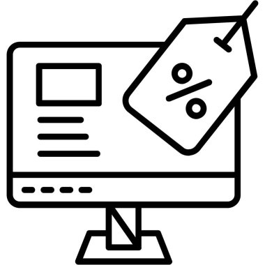 Alışveriş. Web simgesi basit tasarım