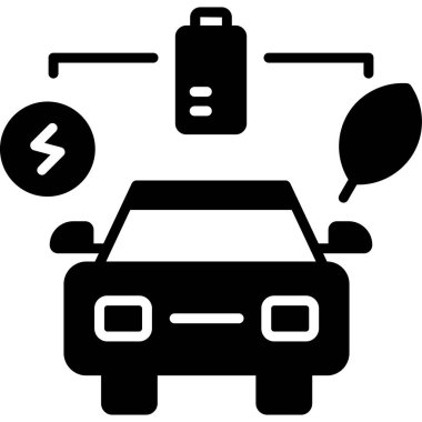 araba sigortası simgesi, vektör illüstrasyonu