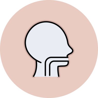 insan baş kutsal kişilerin resmi, vektör çizim