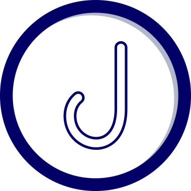 Kanca kancasının vektör çizimi