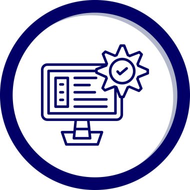 Eğitim simgesinin vektör illüstrasyonu