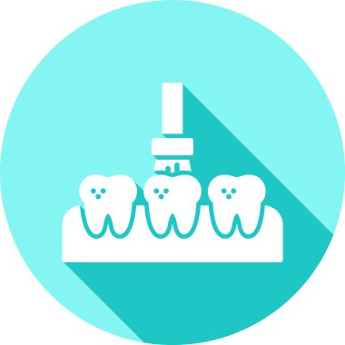 Diş bakımı. Basit bir çizim. tasarım ögeleri