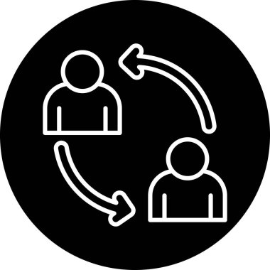 Vektör illüstrasyonu, takım çalışması simgesi