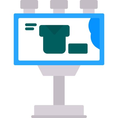 Yazıcı. Web simgesi basit illüstrasyon