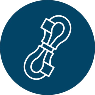 Bir ip simgesinin vektör illüstrasyonu