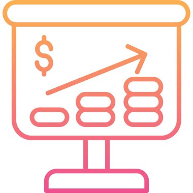 İş grafiği vektör illüstrasyonu