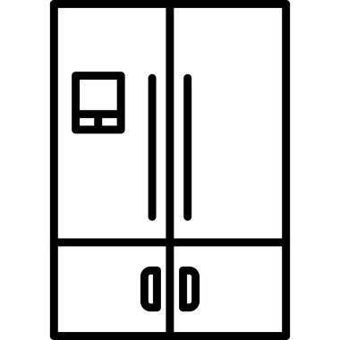 Gardırop. Web simgesi basit illüstrasyon