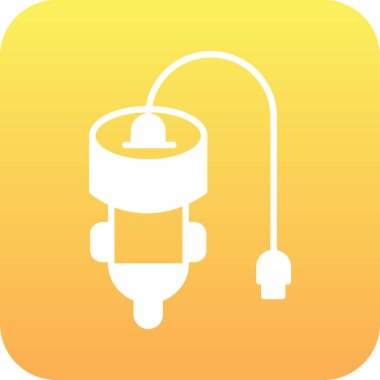 Benzersiz Radyo Vektörü Kabartma Simgesi