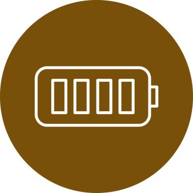 pil vektör simgesi modern basit tasarım