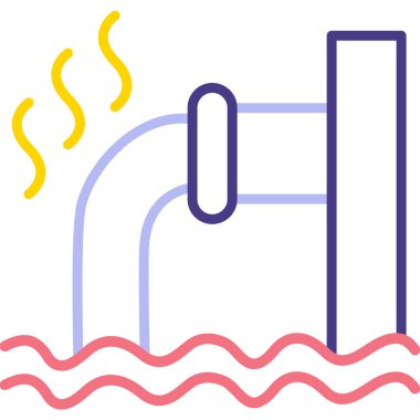 duş ikonu vektör illüstrasyonu