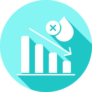 iş grafiği ikon vektör illüstrasyonu