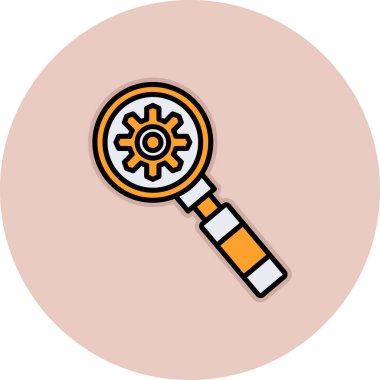 seo modern simgesinin vektör illüstrasyonu