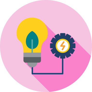 ampul simgesi vektör illüstrasyonu