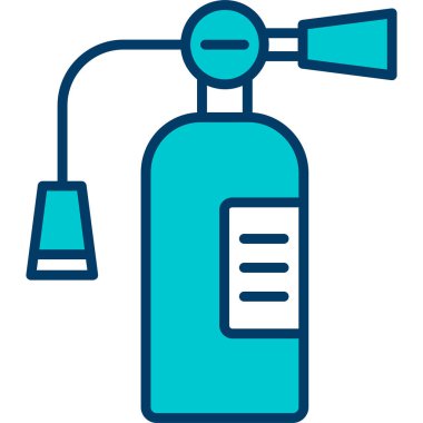 Gaz söndürücüsü. Basit resimleme