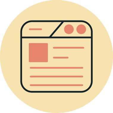 seo modern simgesinin vektör illüstrasyonu