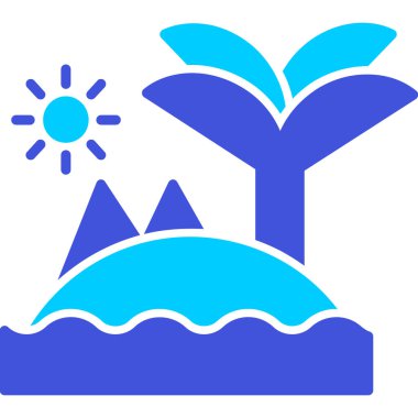 Mavi ve beyaz arkaplanın vektör çizimi