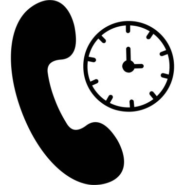 telefon simgesi vektör çizimi tasarımı