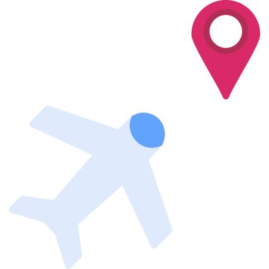 Harita konum vektörü simgesi. Konum haritası simge vektör haritası işaretleyicisinin basit çizimi