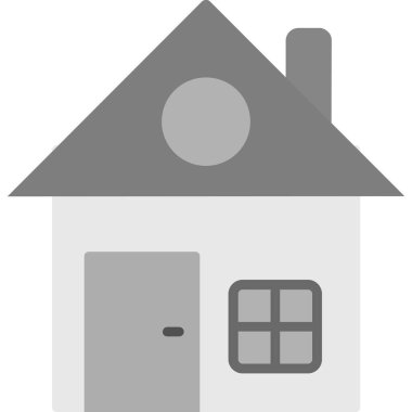 ev web simgesi, vektör illüstrasyonu