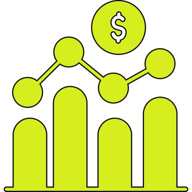 Grafik simgesini. Vektör çizim