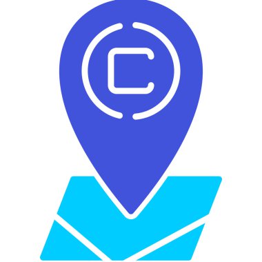 gps harita konumu simgesi