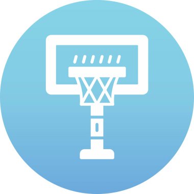Basketbol potalı basketbol ağı. vektör.