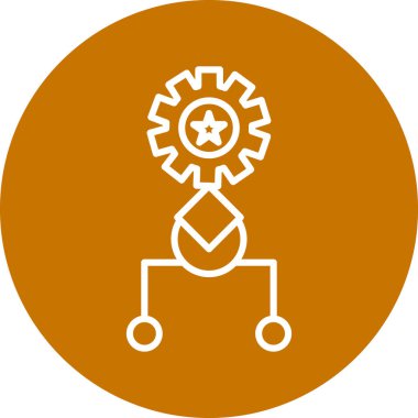 dişli simgesi vektör illüstrasyonu