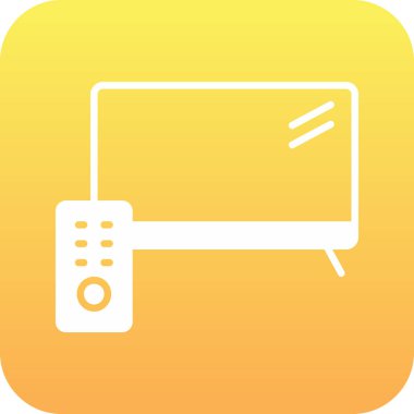 Modern b 'nin vektör illüstrasyonu monitör simgesinden yoksun