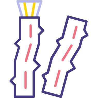 vektör çizim karikatür şeker