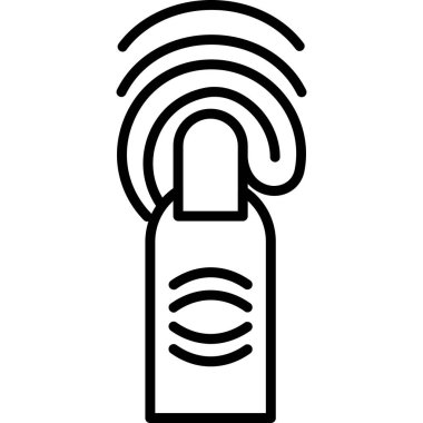 Wiifi Vektör Satır Simgesi Tasarımı