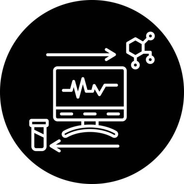 Tıbbi bir simgenin vektör illüstrasyonu