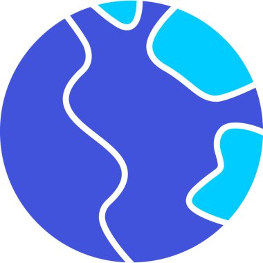 harita simgesi vektör illüstrasyonu