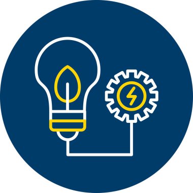 proje projesi için ampul vektör simgesi modern basit vektör illüstrasyonuName