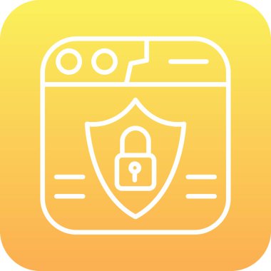 Modern simgenin vektör illüstrasyonu