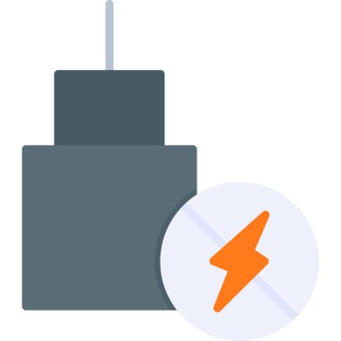 güç simgesi vektör illüstrasyonu