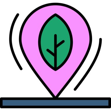 konum pin simgesi, özet biçimi