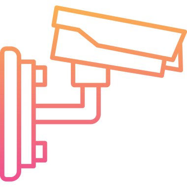 ccTV kamera simgesi vektör illüstrasyon tasarımı