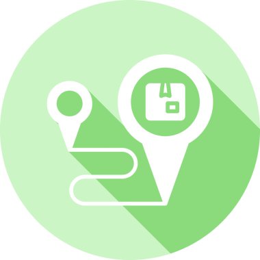 Harita işaretleyici. Basit resimleme