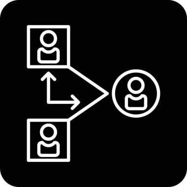 akış çizelgesi vektör simgesi tasarımı