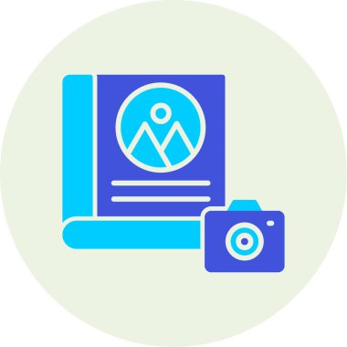 Kitap. Web simgesi basit illüstrasyon