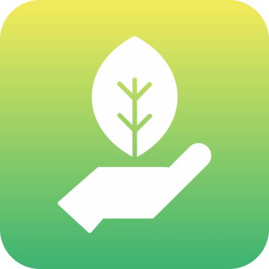 güzel yaprak vektör simgesi