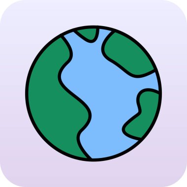 toprak simgesi vektör illüstrasyonu