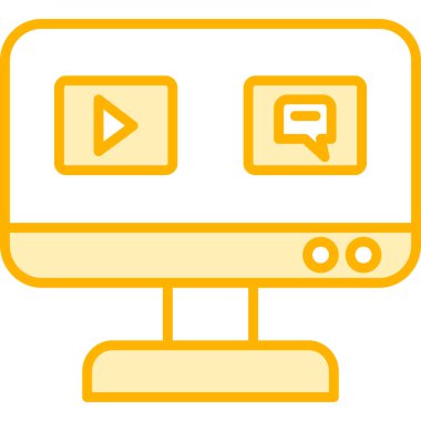 Web tasarımı ve geliştirme vektör simgesi. Basit tasarım