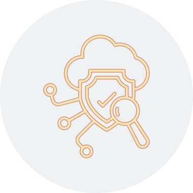 Modern bir simgenin vektör illüstrasyonu