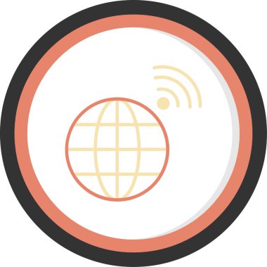 wifi simgesi vektör illüstrasyonu