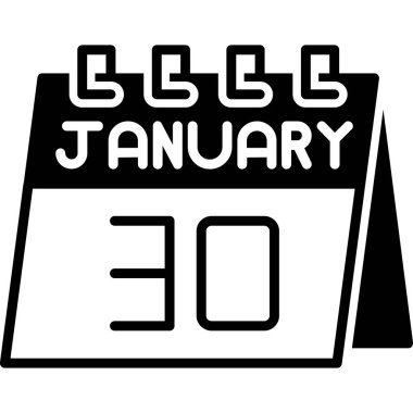 Tarih simgesi, vektör illüstrasyonlu takvim