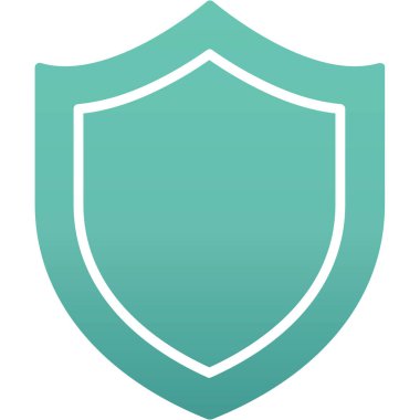 kalkan ikon vektör illüstrasyonu